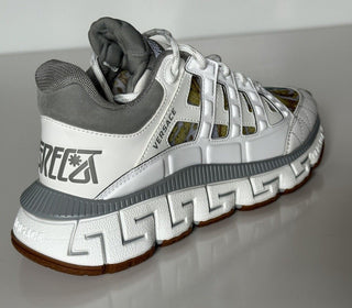 Versace Womens Trigreca Barocco Sneakers White 12 US (42 Eu) IT 1004182 NIB $990