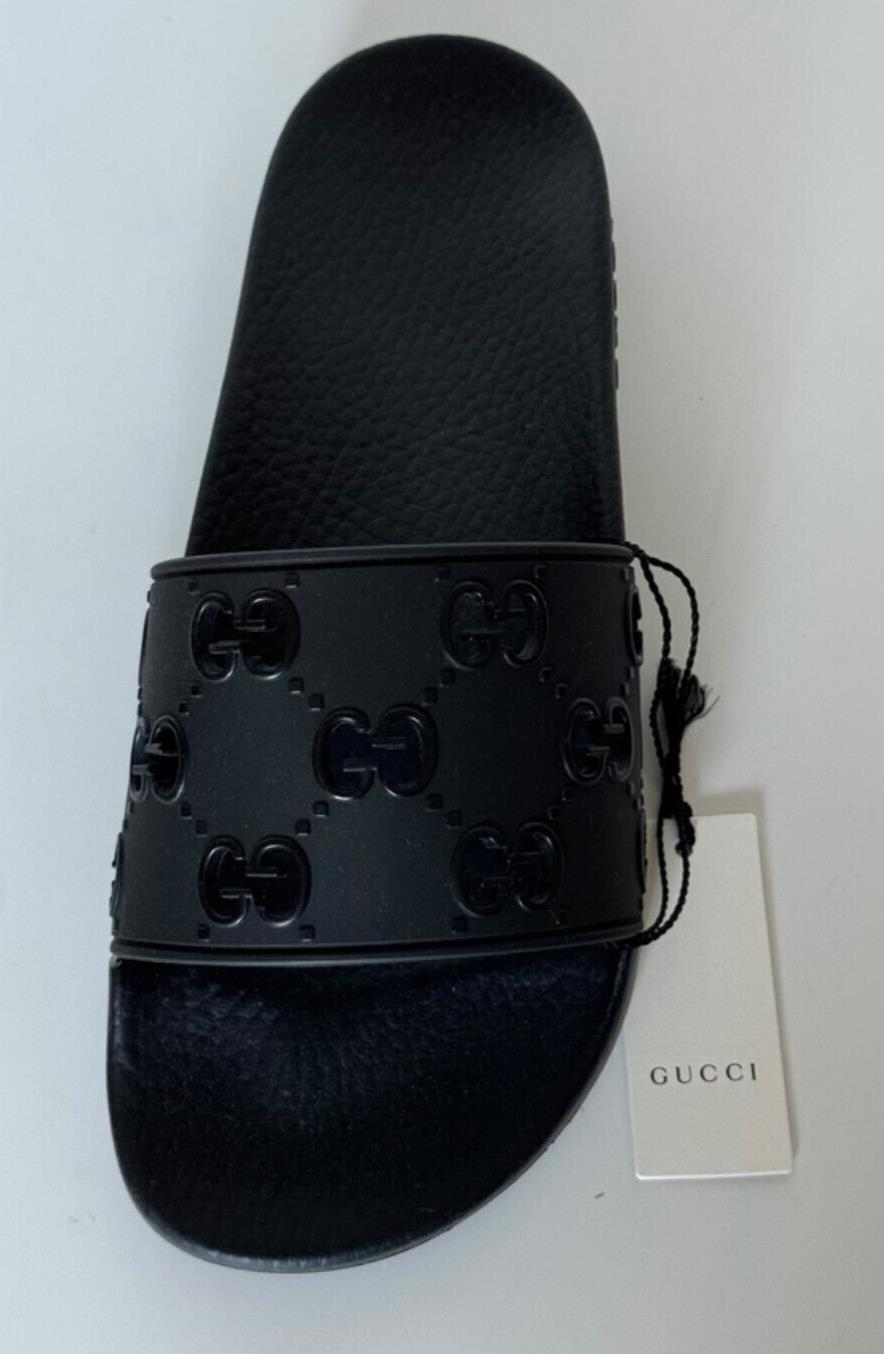 Gucci Men's GG Supreme Black Sandals 6.5 US (6 Gucci) 575957 IT NIB