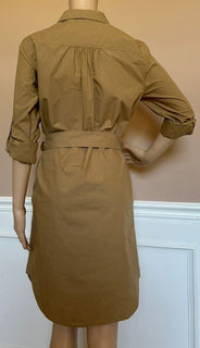 Burberry Giovanna Women’s Camel Check Dress 4 US (38 Euro) 8080960 NWT $960