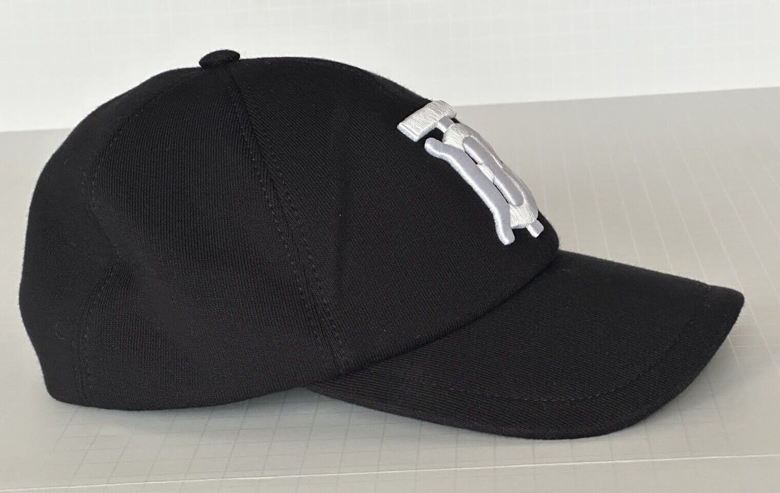 Burberry TB Cotton Baseball Cap Black Small (56 cm) 8038141 Italy NWT $400