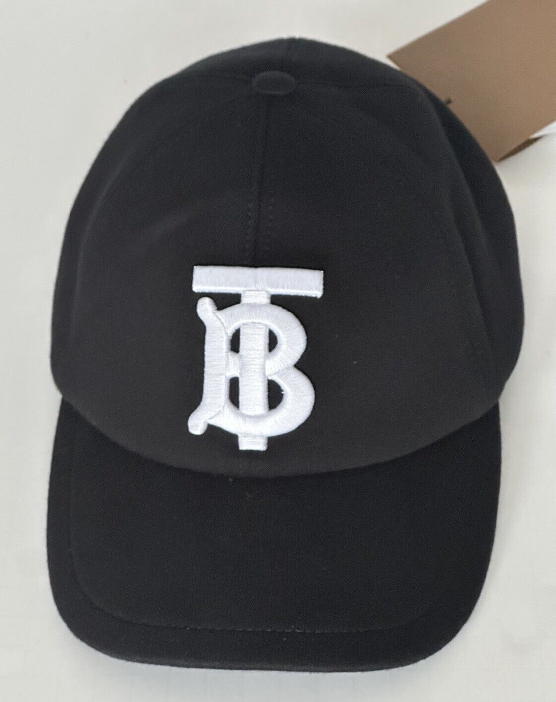 Burberry TB Cotton Baseball Cap Black Small (56 cm) 8038141 Italy NWT $400