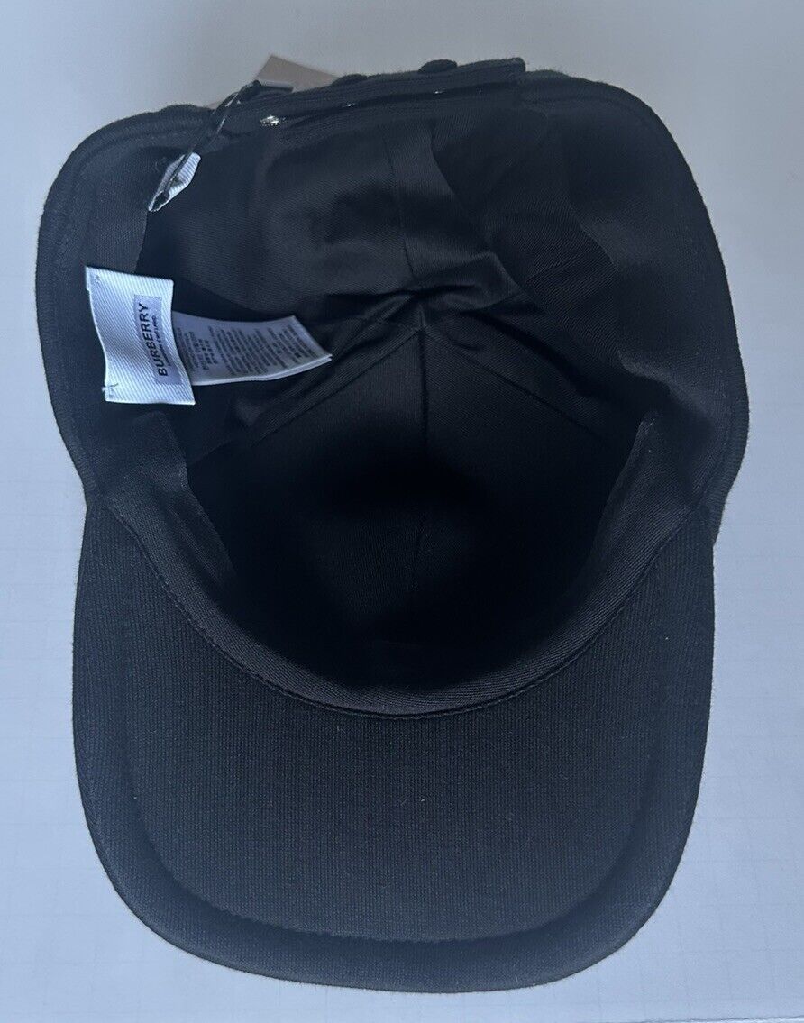 Burberry TB Cotton Baseball Cap Black Small (56 cm) 8038141 Italy NWT $400