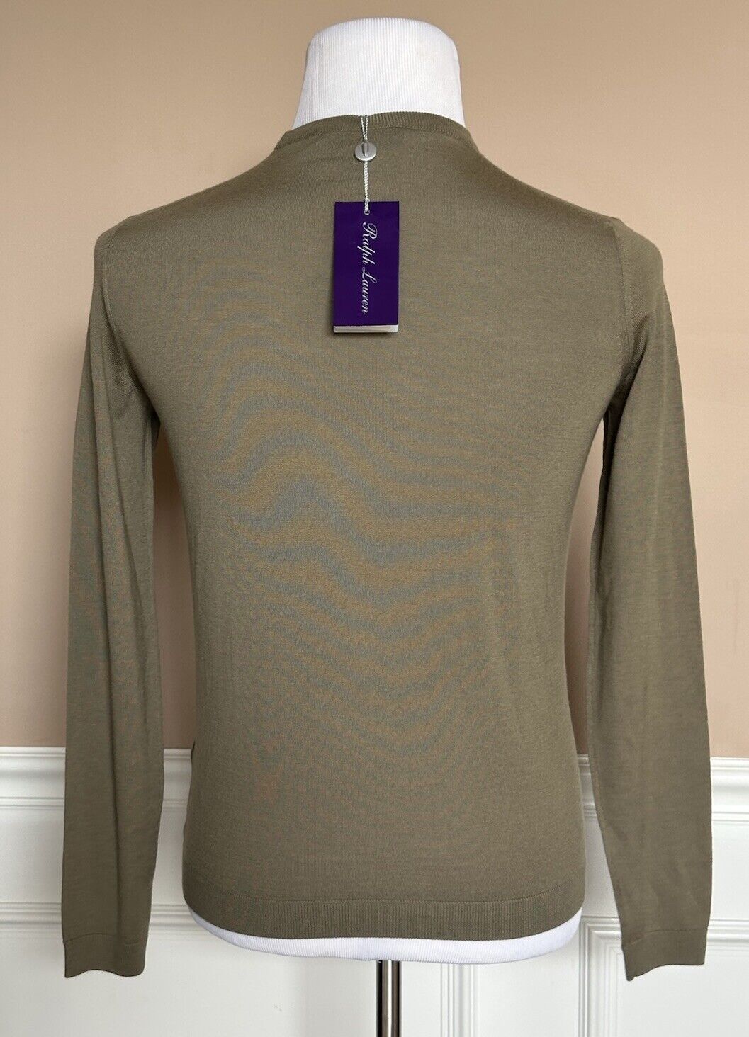 Ralph Lauren Purple Label Women’s Wool Brown Sweater Medium NWT $690