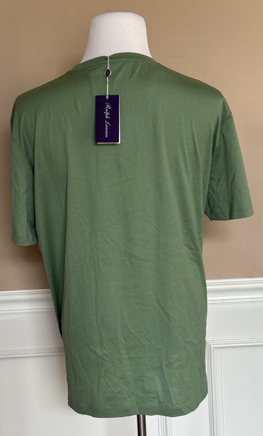 Ralph Lauren Purple Label Men’s Green Cotton Jersey T-Shirt 2XL NWT $195