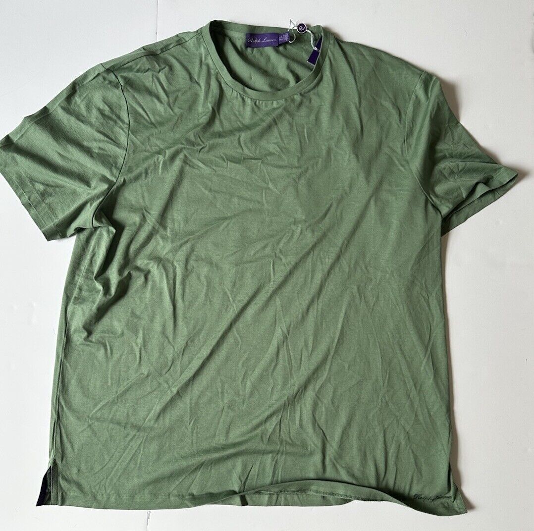 Ralph Lauren Purple Label Men’s Green Cotton Jersey T-Shirt 2XL NWT $195