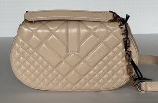Versace Quilted Calf Leather Pink Medium Shoulder Bag 1011178 IT NWT $2995