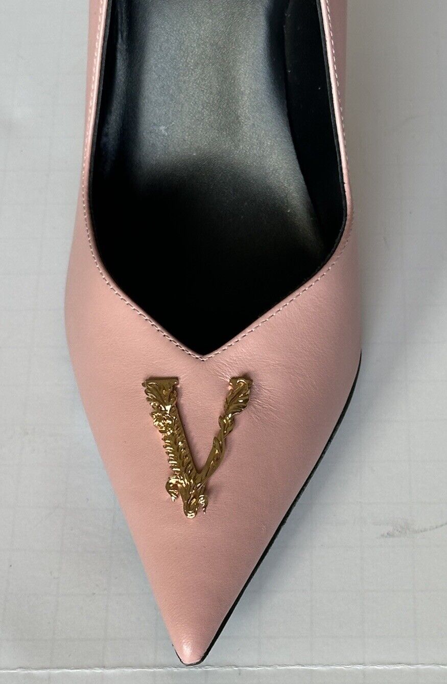 Versace Women's Leather Pump Shoes Dark Rose 7 US (37 Euro) 1014744 IT NIB $1050