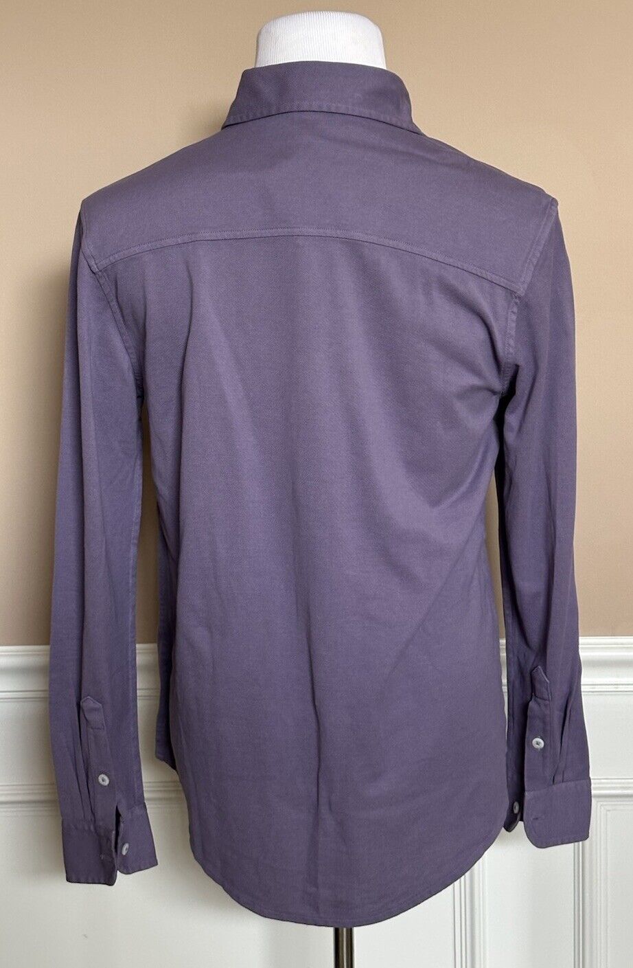 Ralph Lauren Purple Label Cotton Men's Long Sleeve Purple Shirt Medium NWT $395