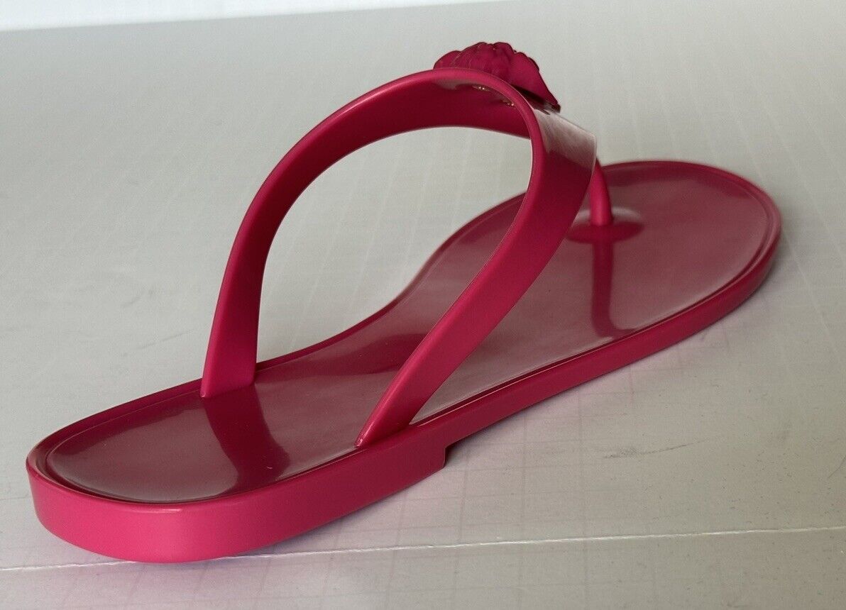 VERSACE Medusa Head Women's Fuchsia Slides Sandals 9 US (39) DSR257CS NIB $500