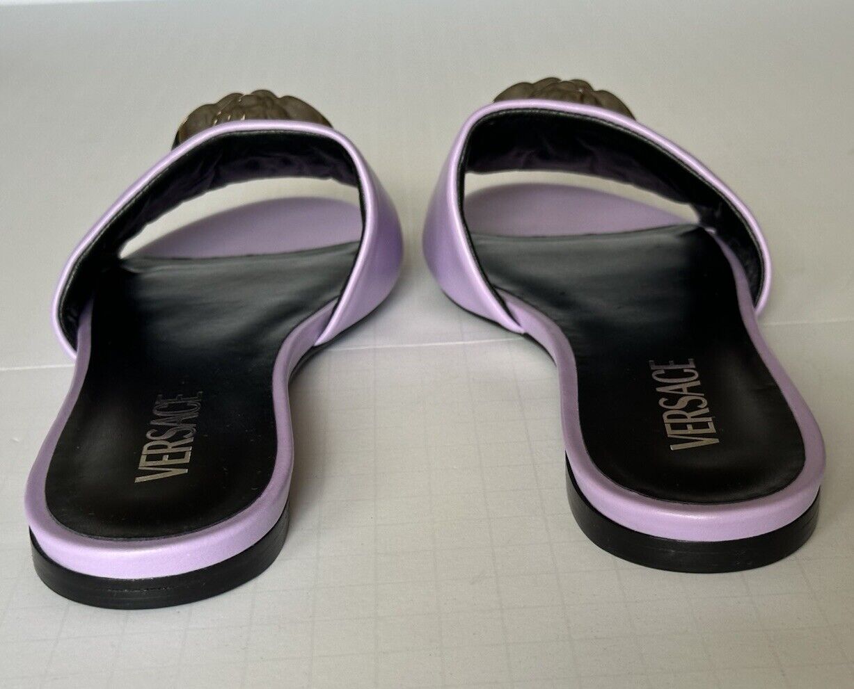 VERSACE Medusa Women's Baby Violet Sandals 9 US (39 Euro) 1009428 Spain NIB $850