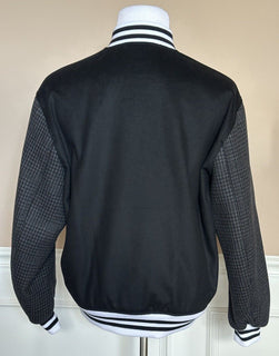 Versace Men's Blouson Jacket Wool/Cloth Black XS (44 Eu) 1014374 NWT $2000