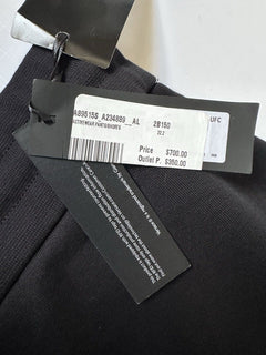 Versace Gold Medusa Printed Black Cotton Activewear Pants 4XL A89515S NWT $700
