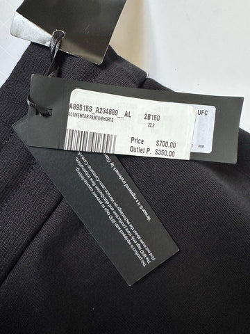 Versace Gold Medusa Printed Black Cotton Activewear Pants 4XL A89515S NWT $700