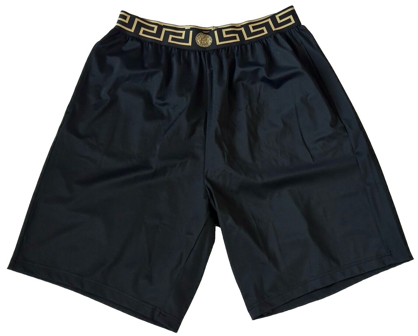 Versace Greec Key Men's Black/Gold Swim Shorts Size 5 (32”) IT 1003754 NWT $425