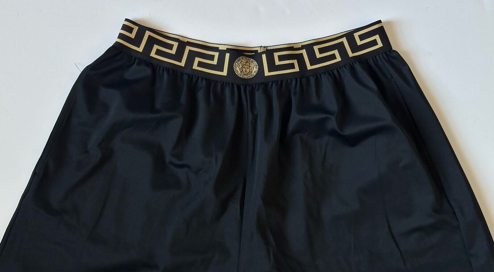 Versace Greec Key Men's Black/Gold Swim Shorts Size 5 (32”) IT 1003754 NWT $425