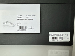 Versace Medusa Men’s White Leather Sneakers 10 US (43 Euro) 1013377 IT NIB $700