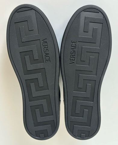 Versace Medusa Men’s Black Leather Sneakers 10.5 US (43.5 Eu) 1013377 NIB $700