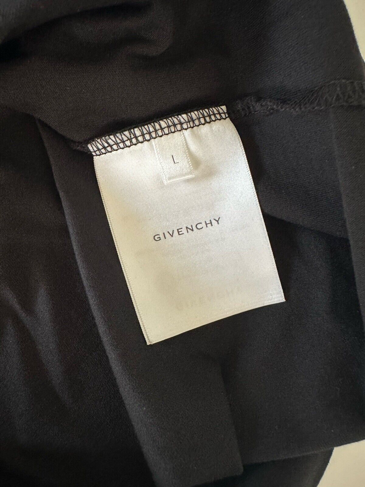 Givenchy Logo Print Black Tank Top Sleeveless L BM71CN3YFR Portugal NWT $590