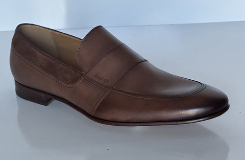 Gucci Men's Penny Loafers Dress Shoes Brown 11.5 US (10.5 Gucci) 372284 IT NIB