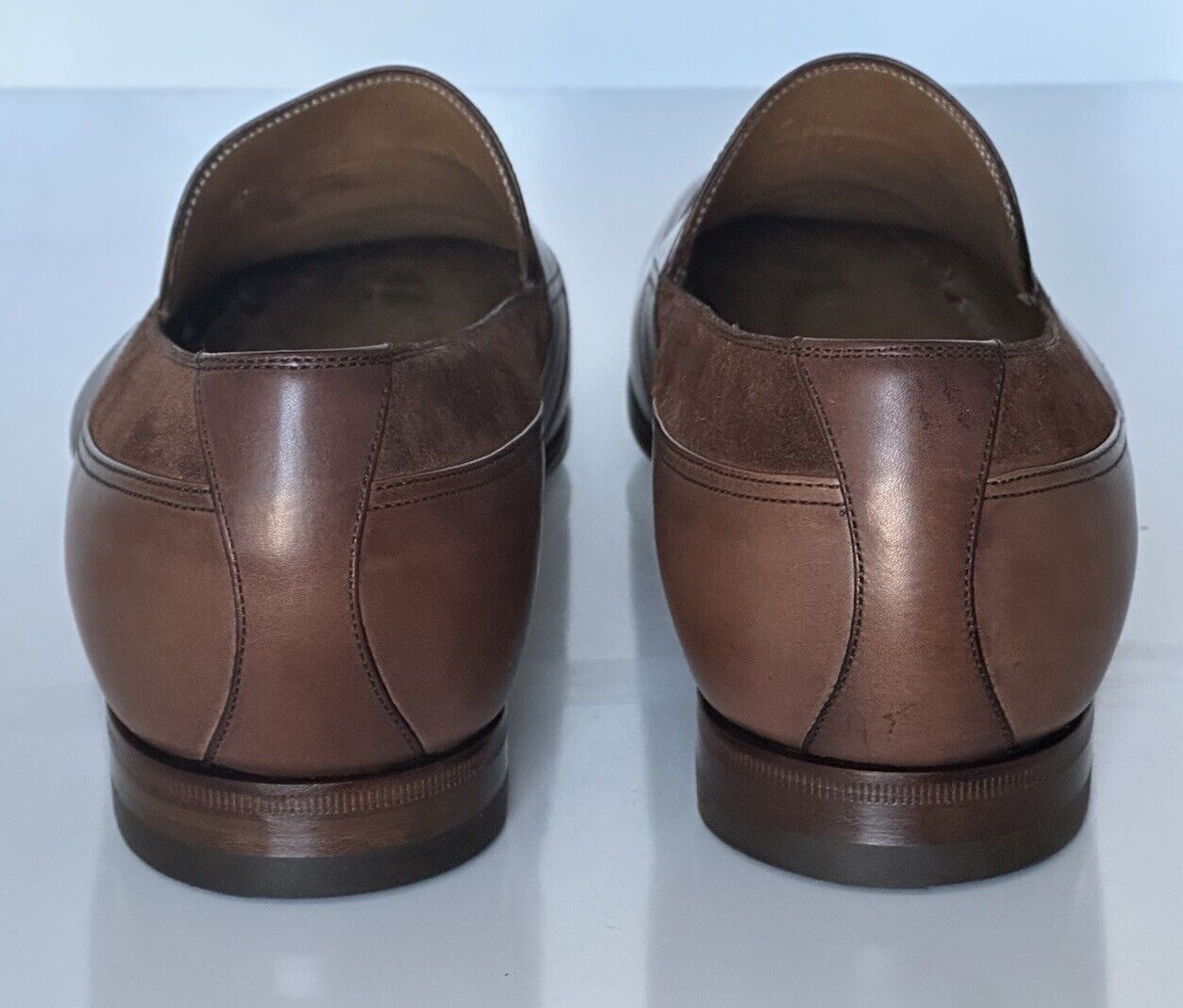 Gucci Men's Penny Loafers Dress Shoes Brown 11.5 US (10.5 Gucci) 372284 IT NIB