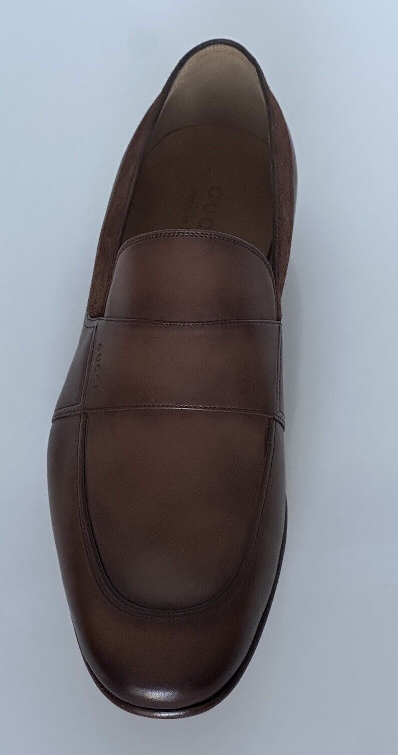 Gucci Men's Penny Loafers Dress Shoes Brown 11.5 US (10.5 Gucci) 372284 IT NIB