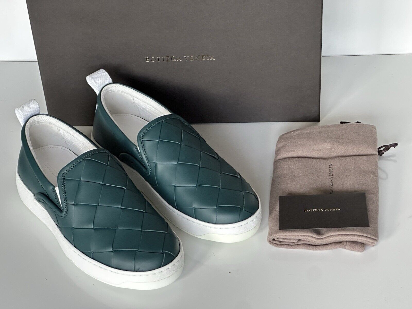 Bottega Veneta Rubber Sole Calf Leather Shoes 7 US (40 Eu) 578303 3115 NIB $760