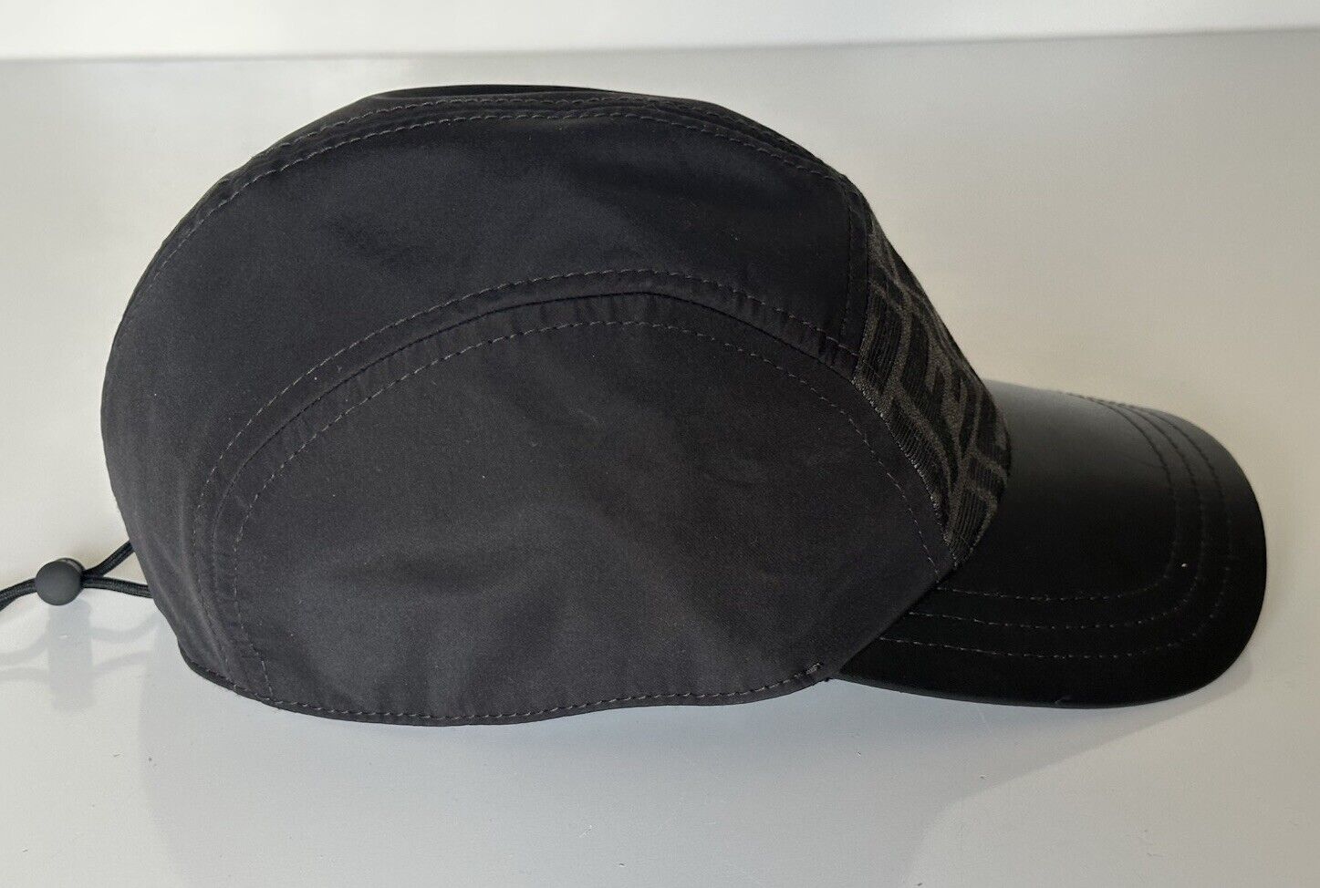 Fendi FF Logo Baseball Cap Black Hat Made in Italy FXQ882 NWT $580