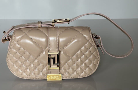 Versace Quilted Calf Leather Light Pink Mini Shoulder Bag 1010951 IT NWOT $1625