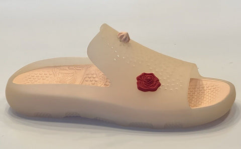 Burberry Women’s Stingray Rubber Neutral Sandals 10 US (40) 8081771 IT NIB $520