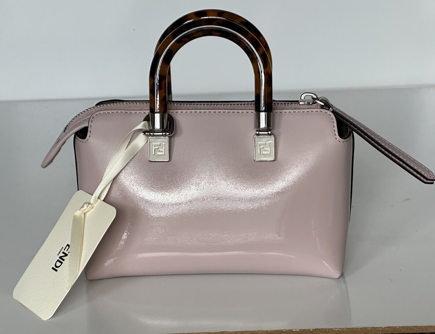 Fendi Calf Leather Soft Berry Mini Shoulder Bag 8BS067 Italy NWT $1850