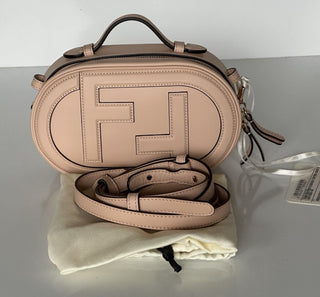 Fendi Calf Leather O’Lock Mini Camera Case Shoulder Bag Rose 8BS058 NWT $1690