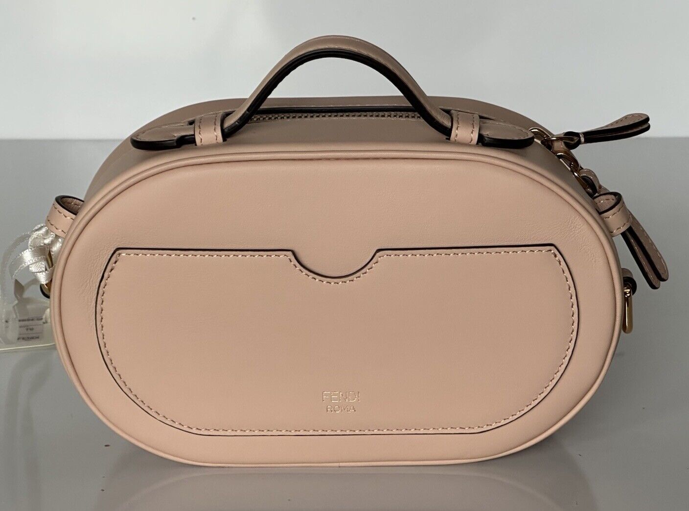 Fendi Calf Leather O’Lock Mini Camera Case Shoulder Bag Rose 8BS058 NWT $1690