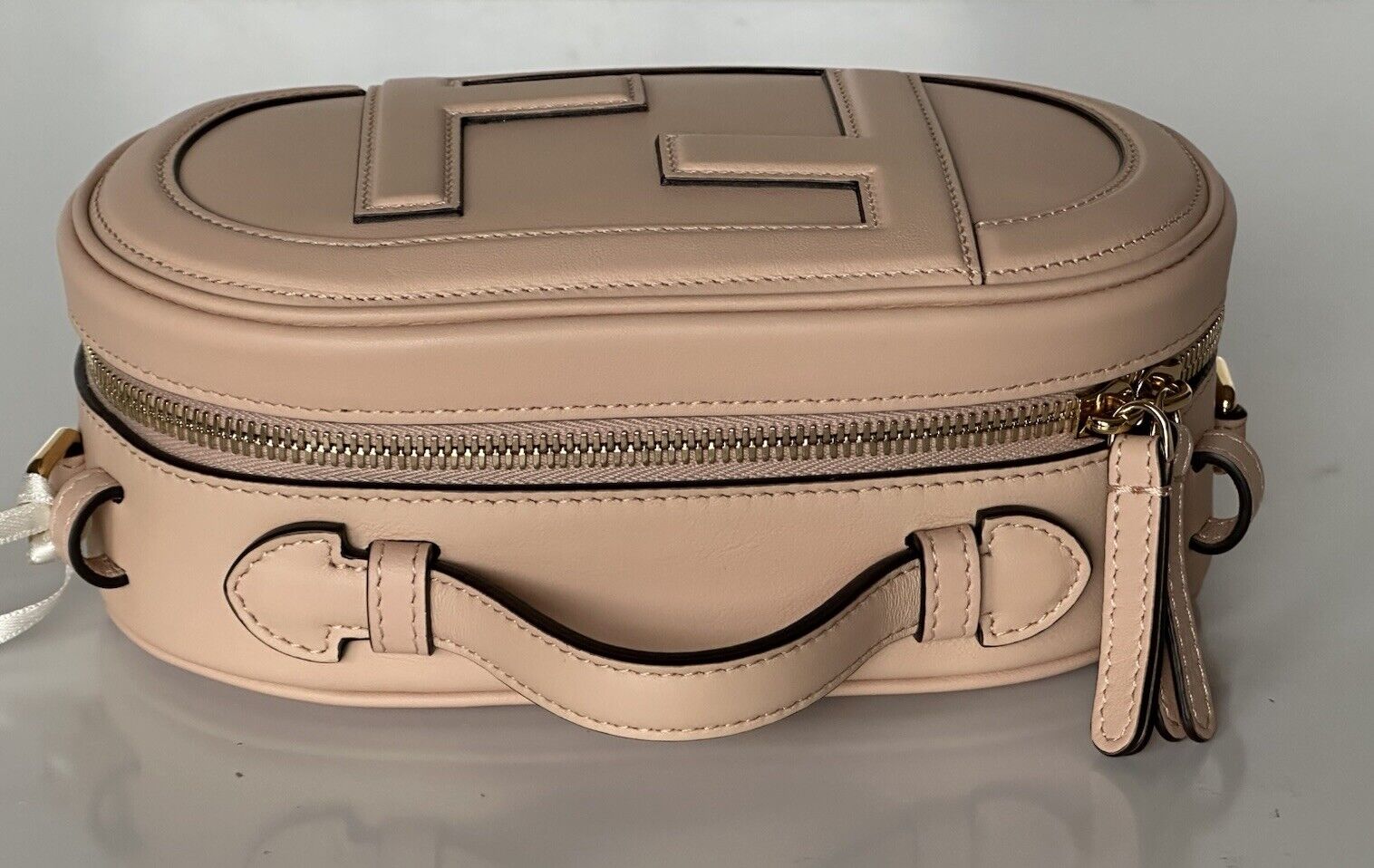 Fendi Calf Leather O’Lock Mini Camera Case Shoulder Bag Rose 8BS058 NWT $1690