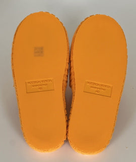 Bottega Veneta Intrecciato Resort Sponge Slipper Yellow 7 US 660245 IT NIB $600