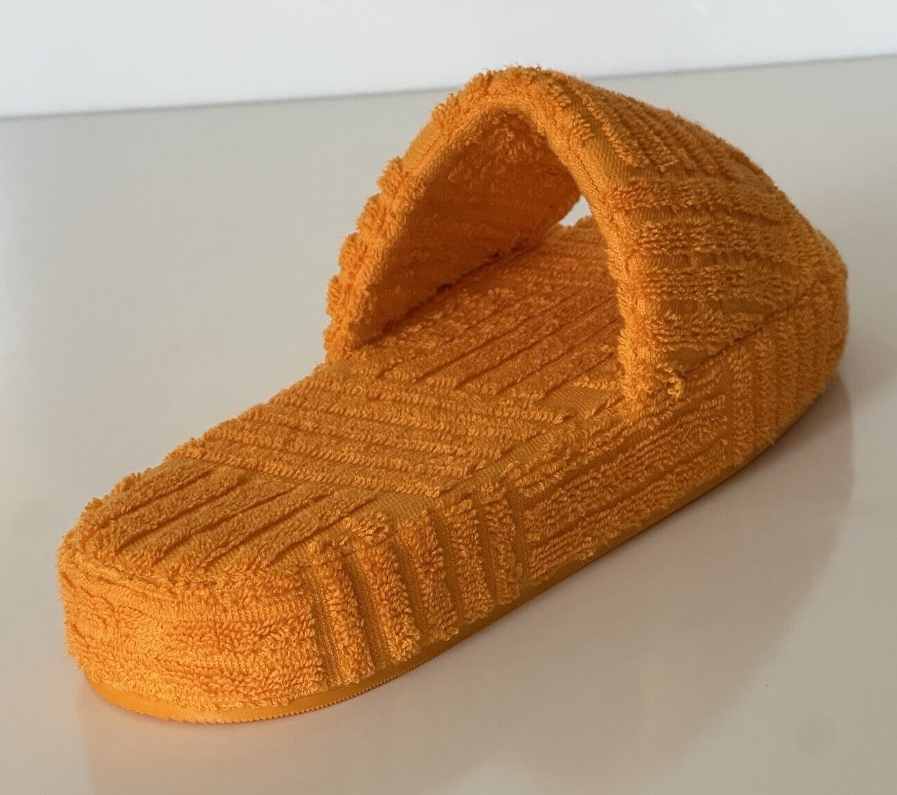 Bottega Veneta Intrecciato Resort Sponge Slipper Yellow 7 US 660245 IT NIB $600