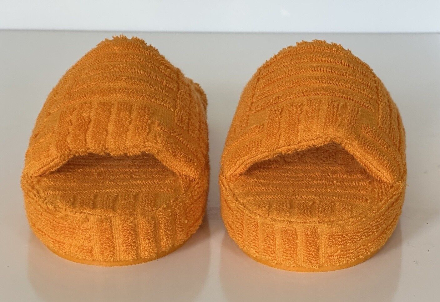 Bottega Veneta Intrecciato Resort Sponge Slipper Yellow 7 US 660245 IT NIB $600