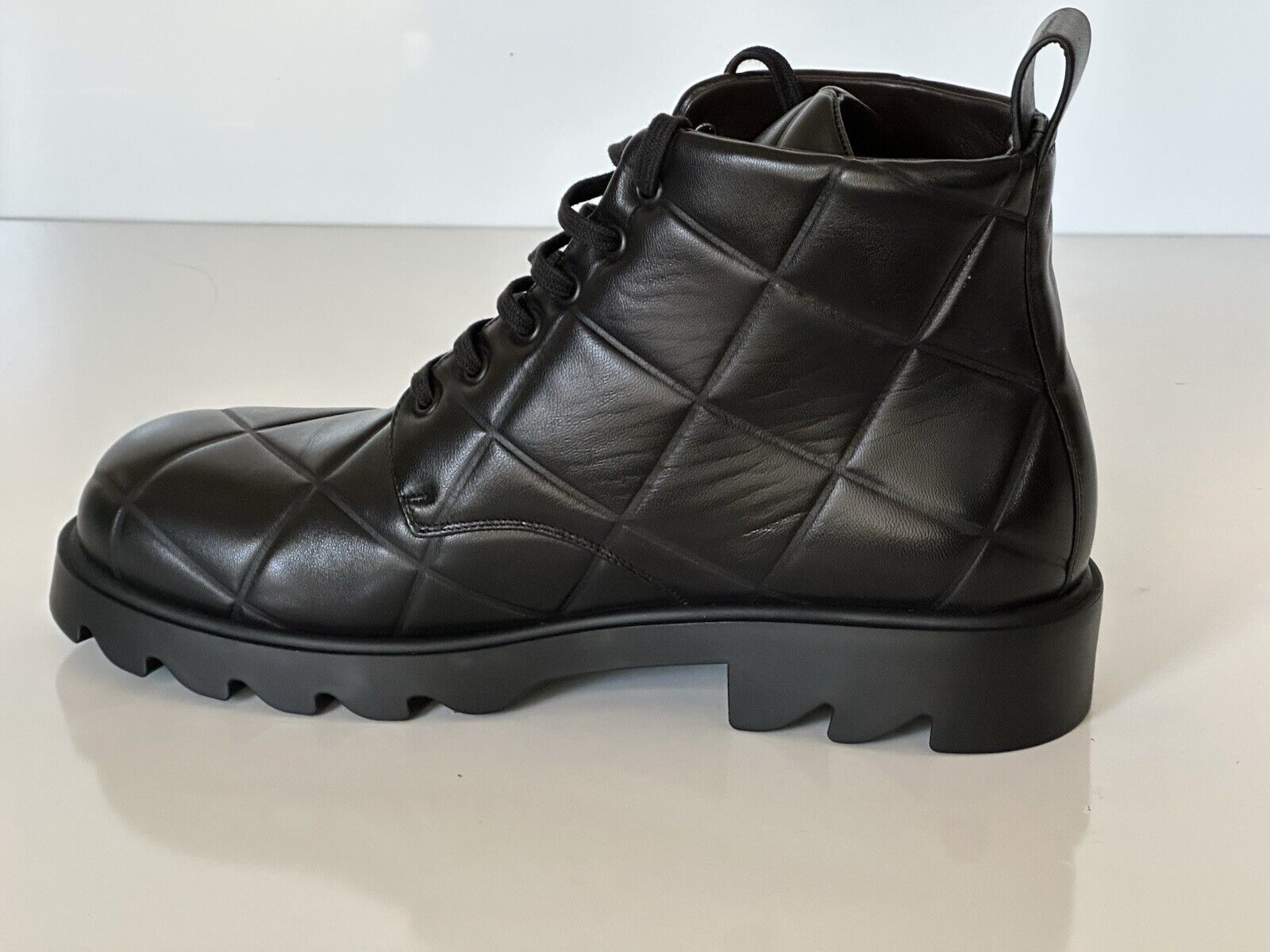 Bottega Veneta Padded Leather Lace-up Ankle Boots 10 US 708999 IT NIB $1950