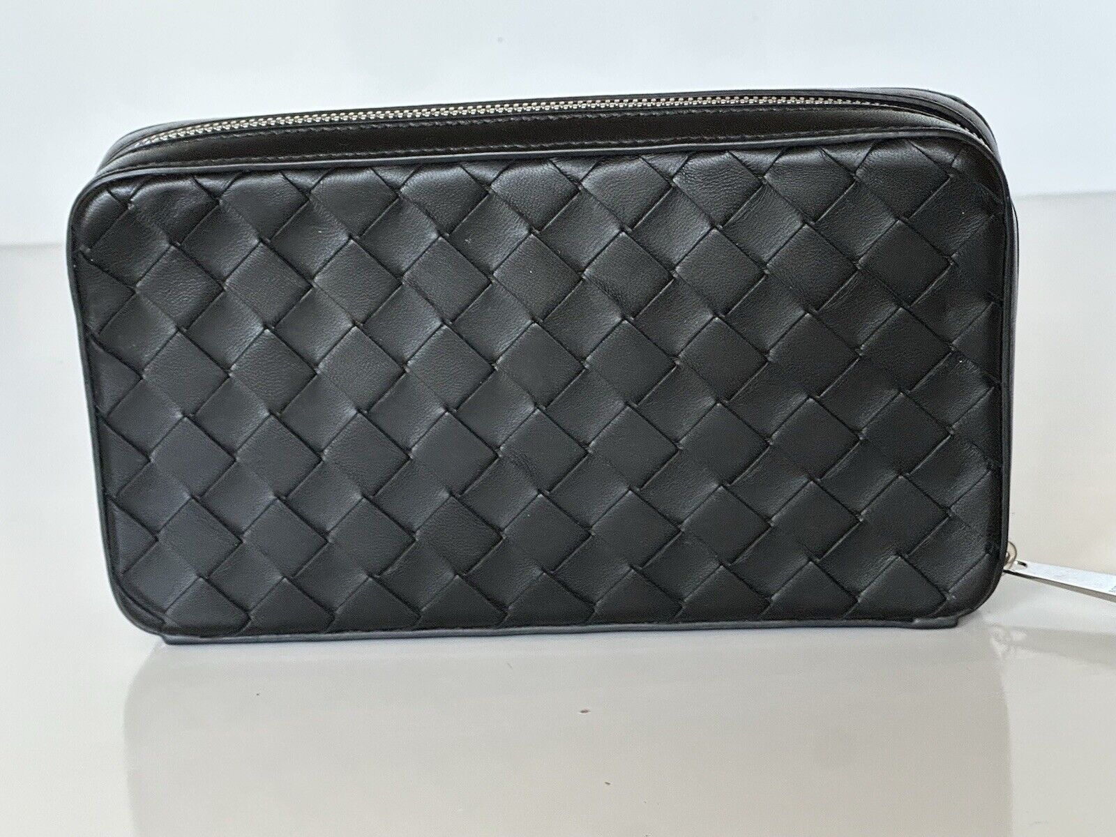 Bottega Veneta Intrecciato Black Multi-functional Leather Case 593321 NWT $1400