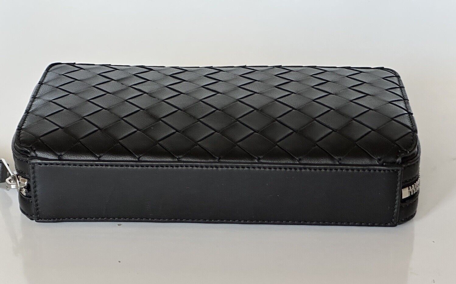 Bottega Veneta Intrecciato Black Multi-functional Leather Case 593321 NWT $1400