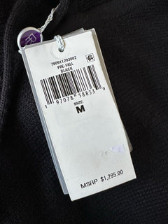 Ralph Lauren Purple Label Men’s Silk/Cashmere Black Sweater with Hoodie M $1295
