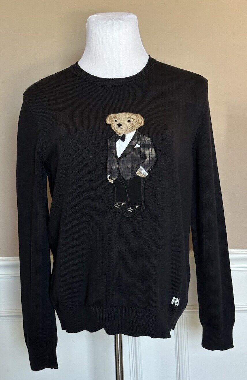 Ralph Lauren Purple Label Polo Bear Embroidered Sweater XL NWT $1495