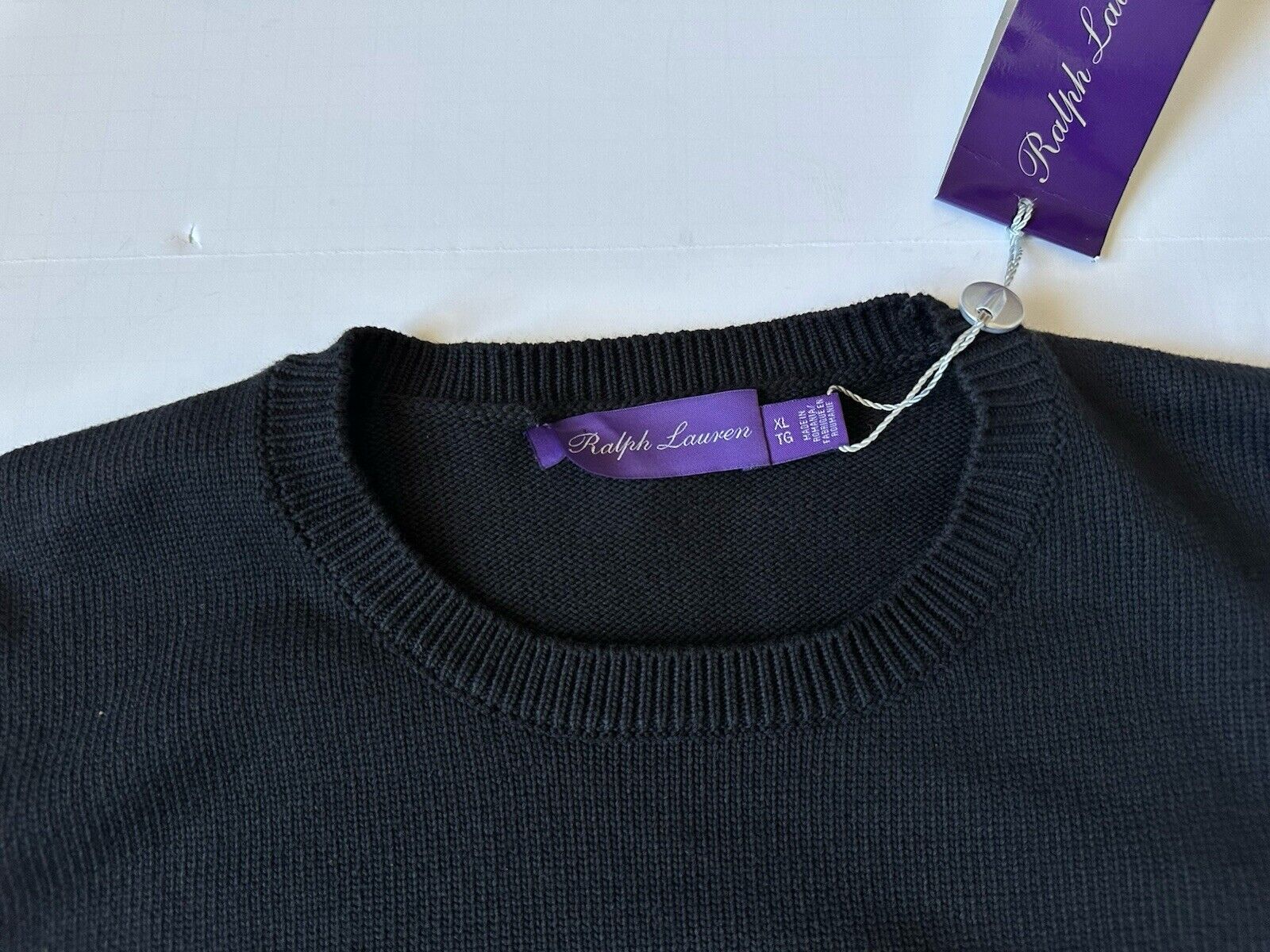 Ralph Lauren Purple Label Polo Bear Embroidered Sweater XL NWT $1495