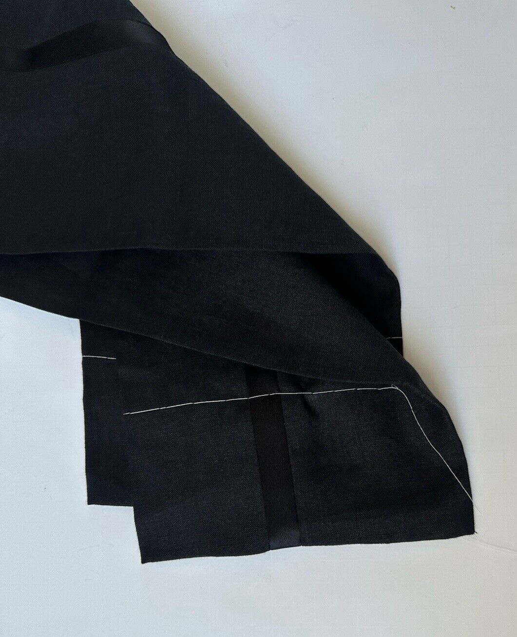 Ralph Lauren Purple Label Linen Dress Pants Black 34 US (36”) Italy NWT $695