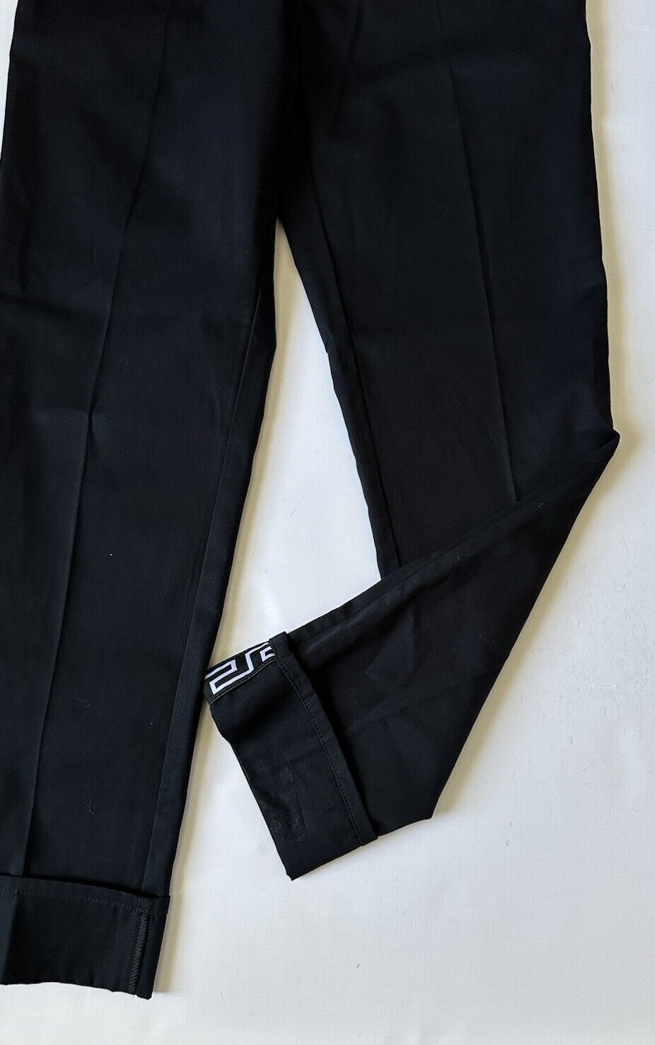 Versace Greek Key Men's Black Casual Pants 38 US (54 Euro) 1010118 NWT $800