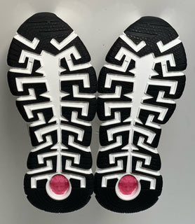 Versace Womens Trigreca Barocco Sneakers White 9.5 (39.5 Eu) IT 1004182 NIB $950