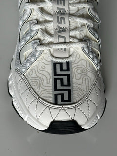 Versace Womens Trigreca Barocco Sneakers White 9.5 (39.5 Eu) IT 1004182 NIB $950