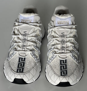 Versace Womens Trigreca Barocco Sneakers White 9.5 (39.5 Eu) IT 1004182 NIB $950