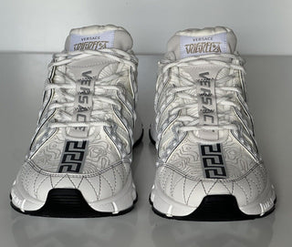 Versace Womens Trigreca Barocco Sneakers White 9.5 (39.5 Eu) IT 1004182 NIB $950