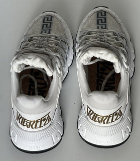 Versace Womens Trigreca Barocco Sneakers White 9.5 (39.5 Eu) IT 1004182 NIB $950
