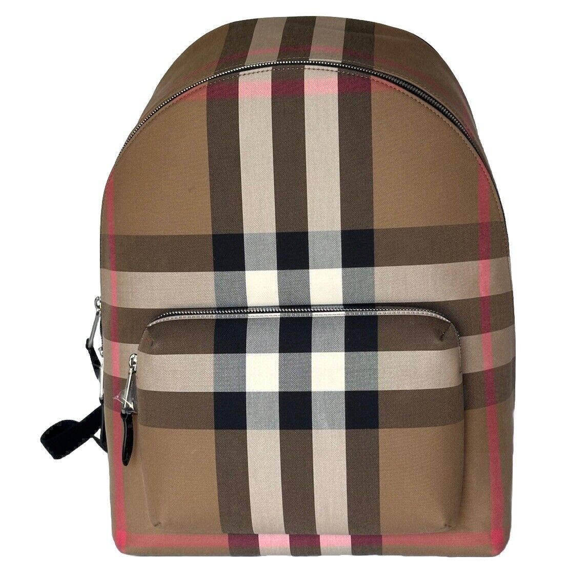 Burberry Jeff Backpack Taupe/Brown IP Check Canvas 80845501 NWT $1350